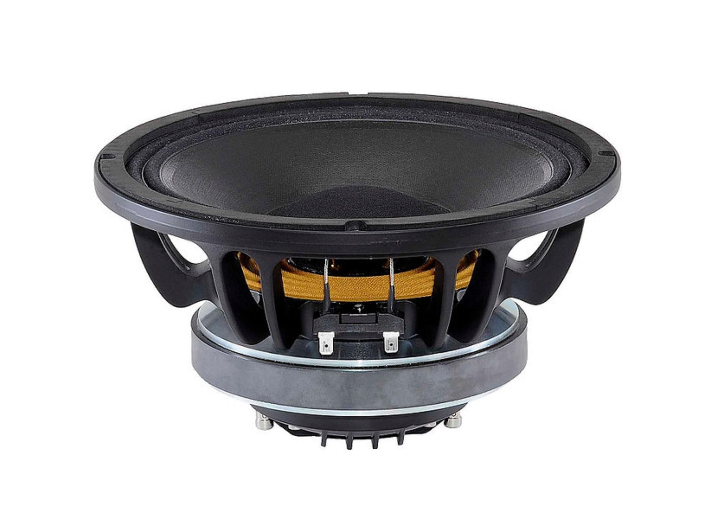 B & C Speakers 10FCX64-8 10-inch Coaxial Speaker with Titanium Diaphragm Material & 250 Watts Rms 500-Watt Max Pro Audio Component Speaker Driver for Motorcycle Car