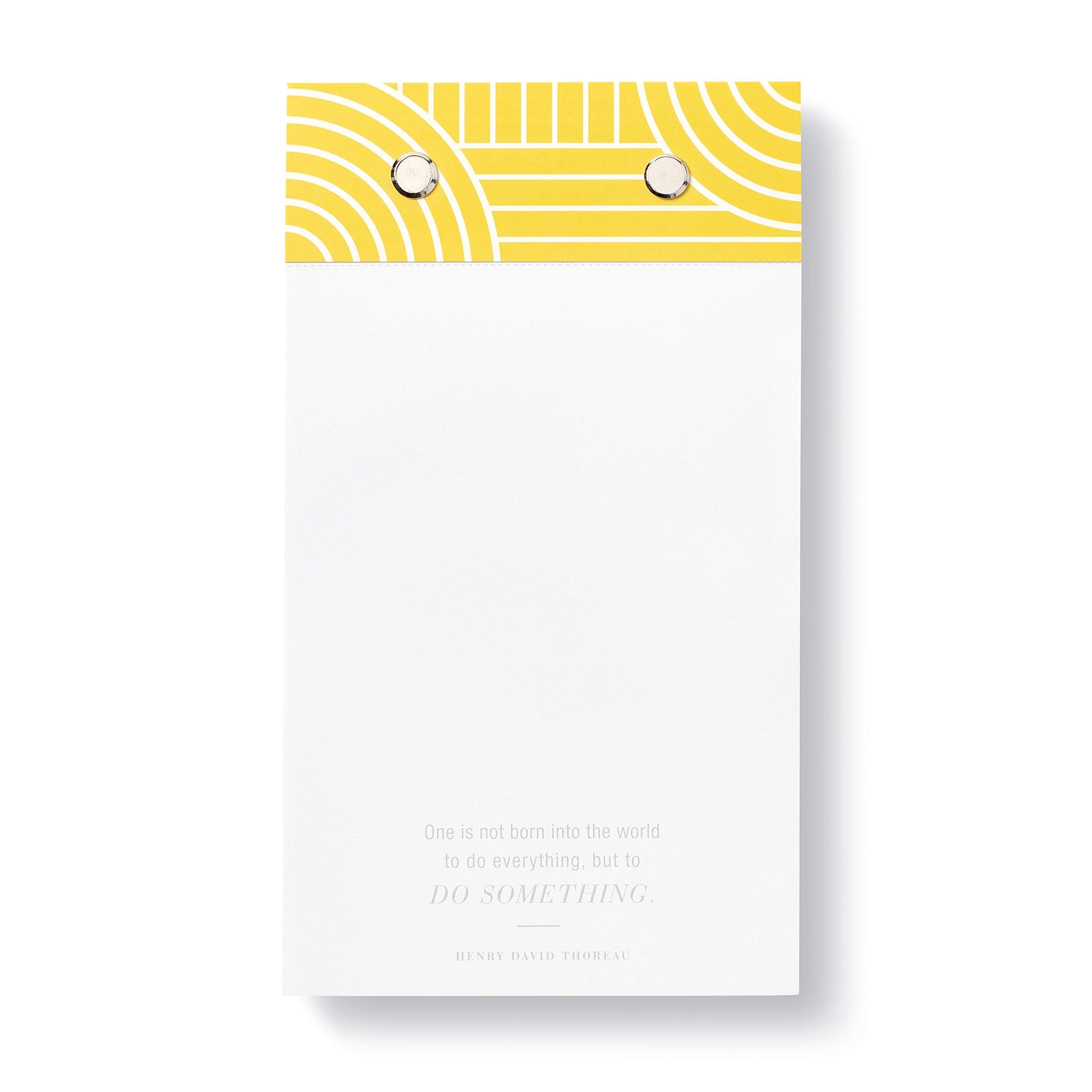 Large List Pad by Compendium: "One is not born into this world to do everything, but to do something."