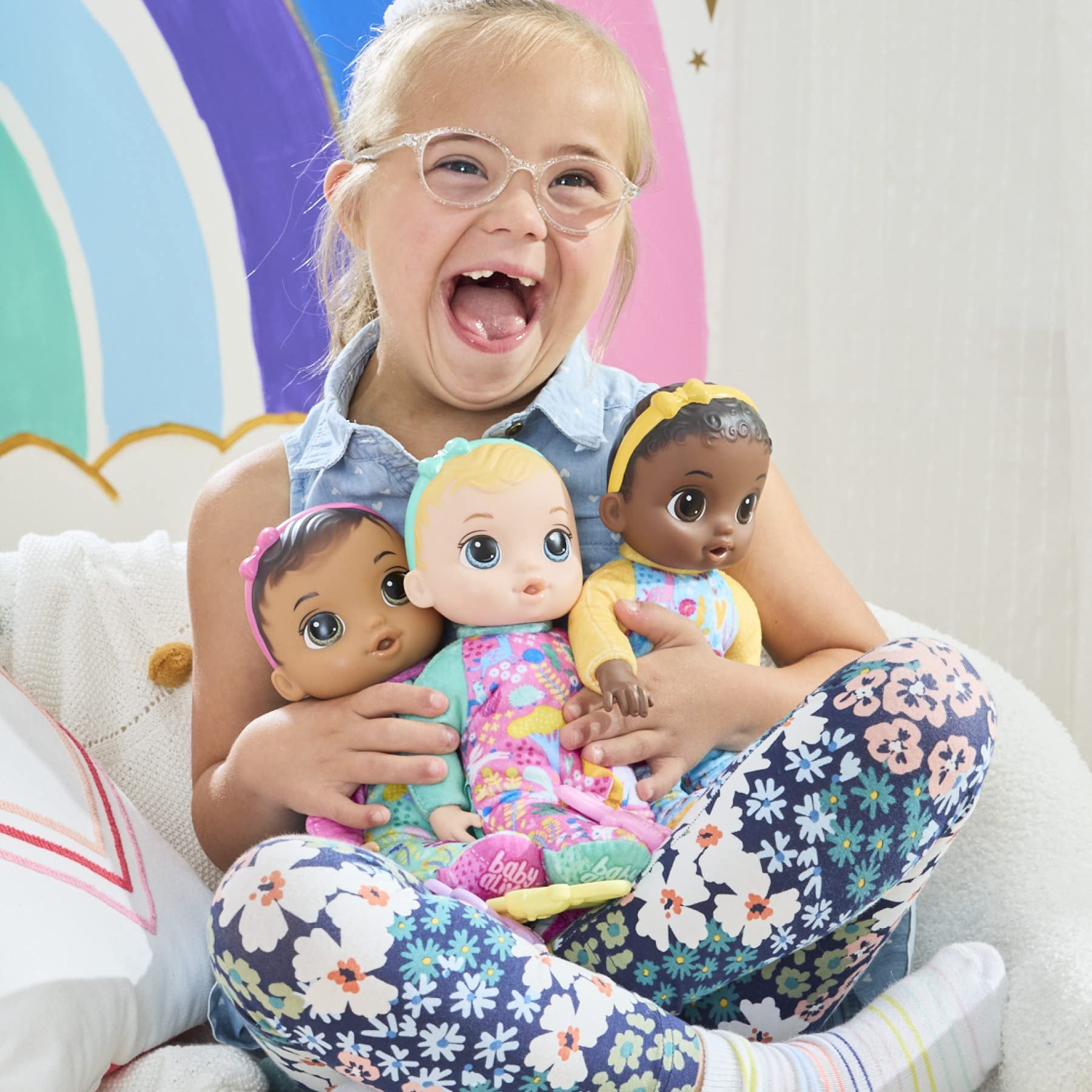 Baby Alive Soft ‘n Cute Doll, Blonde Hair, 11-Inch First Baby Dolls, Washable Soft Toys for Toddlers, Easter Gifts for Kids, 18 Months+