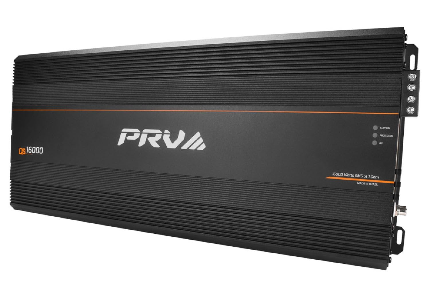 PRV Audio QS16000.1 QS Series Full Range Class D 12-Volt Amplifier PRO Audio Loudspeakers Compact 1 Channel Car Audio Amp 16000 Watts RMS at 1 Ohm
