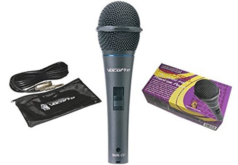 VocoPro MARK-CV1 Professional Vocal Microphone,Black