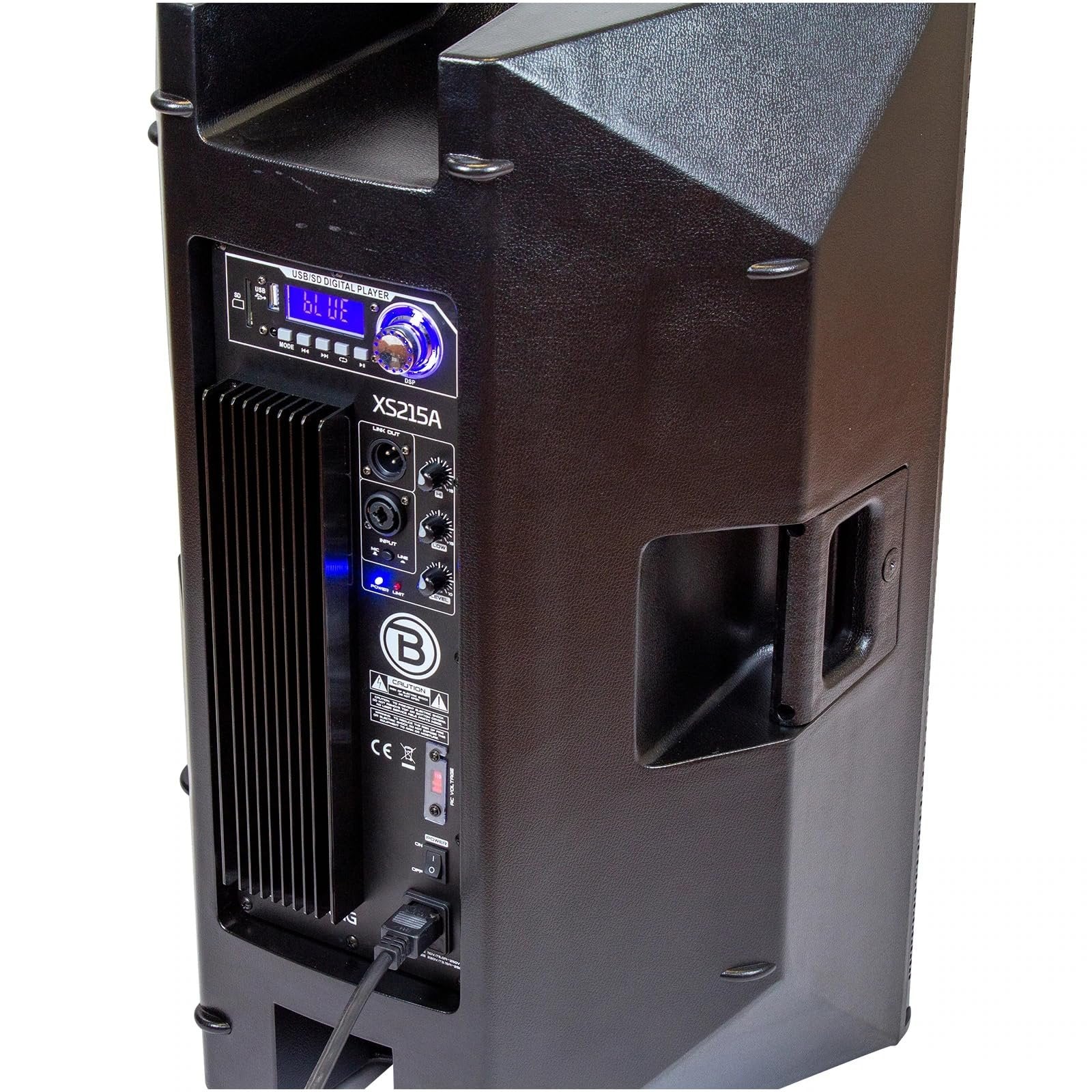 Blastking XS215A 1000 Watts 15 inch 2-way Active Loudspeaker w/Bluetooth and MP3 Player