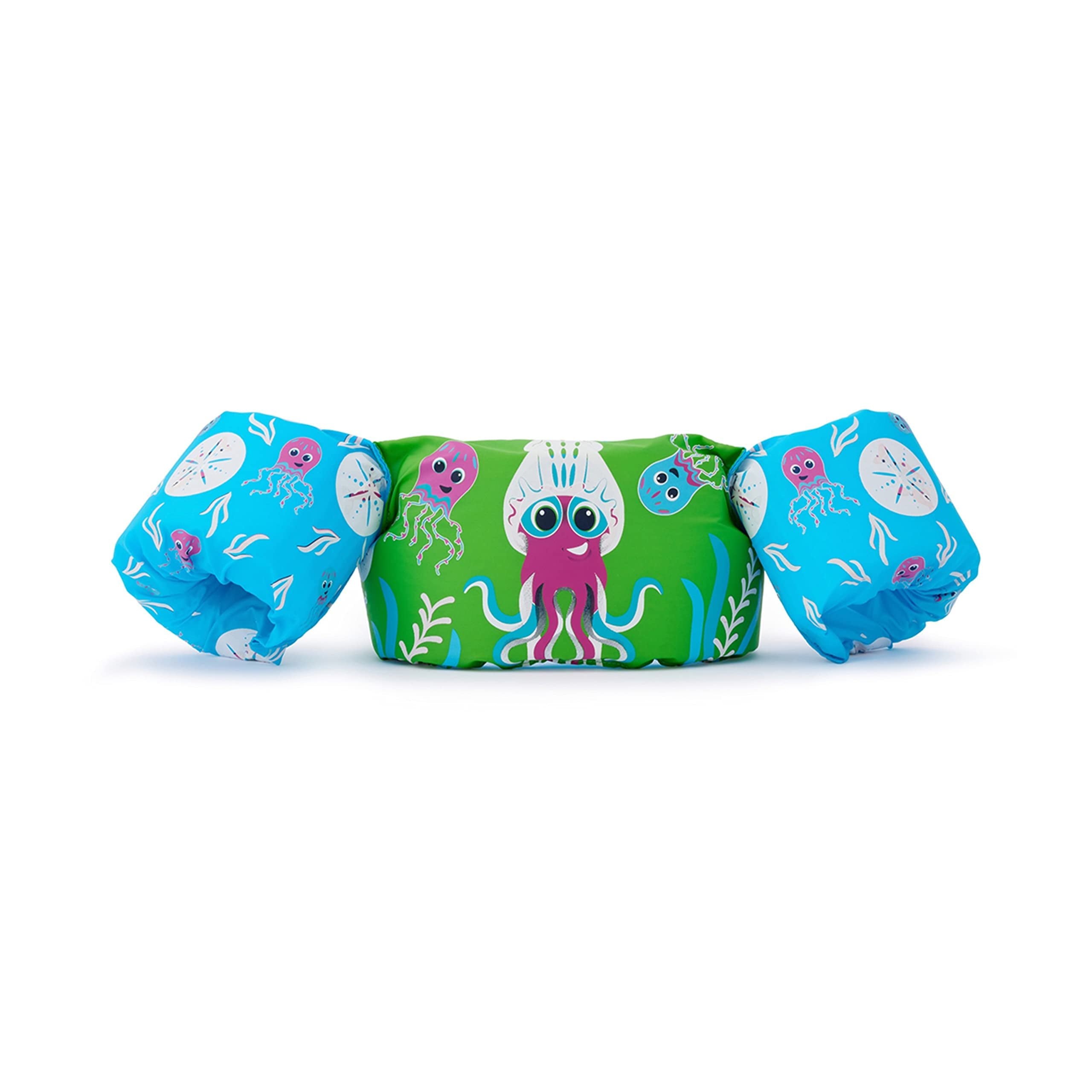 Stearns Puddle Jumper Kids Life Jacket, Color-Changing Swim Floaties for Children, USCG Approved Type III Life Vest for Pool, Beach, Lake, & Boating Octopus