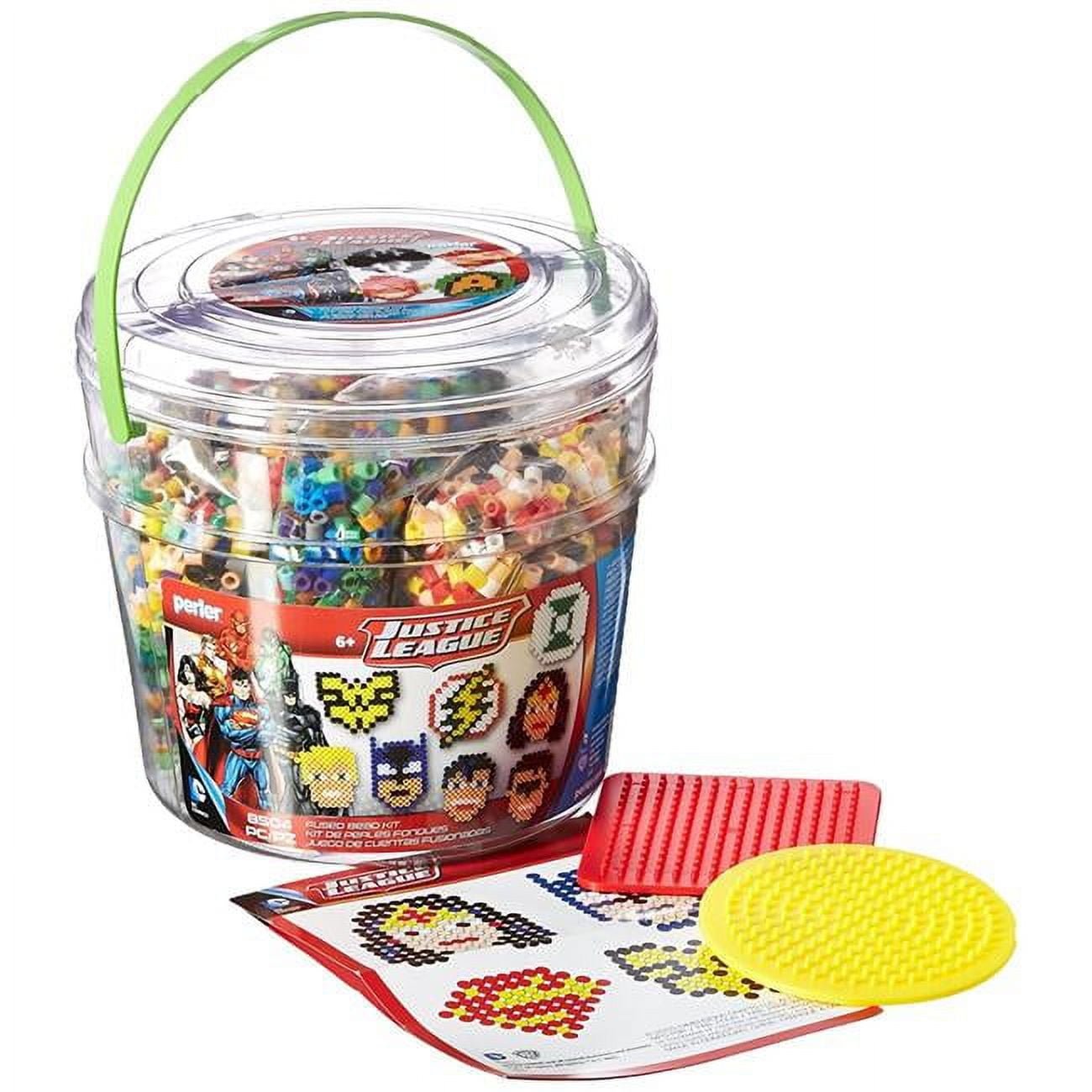 Perler Fused Bead Kit Bucket Justice League, 8500 Pieces