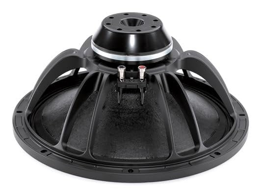 B&C Speakers ALT15NW768M 15-inch Woofer 600 Watts Rms 1200 Watts Peak 8 Ohms Double Silicone Spider Ventilated Voice Coil Gap Loudspeaker Motorcycle Car Pro Audio Components Speaker - 15NW76-8