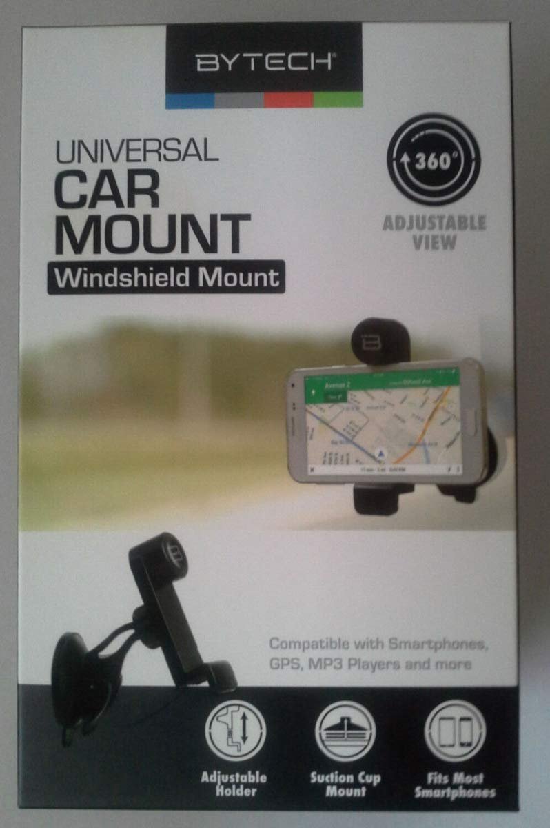 Bytech Universal CAR Mount, Black (BYMOMO100BK)