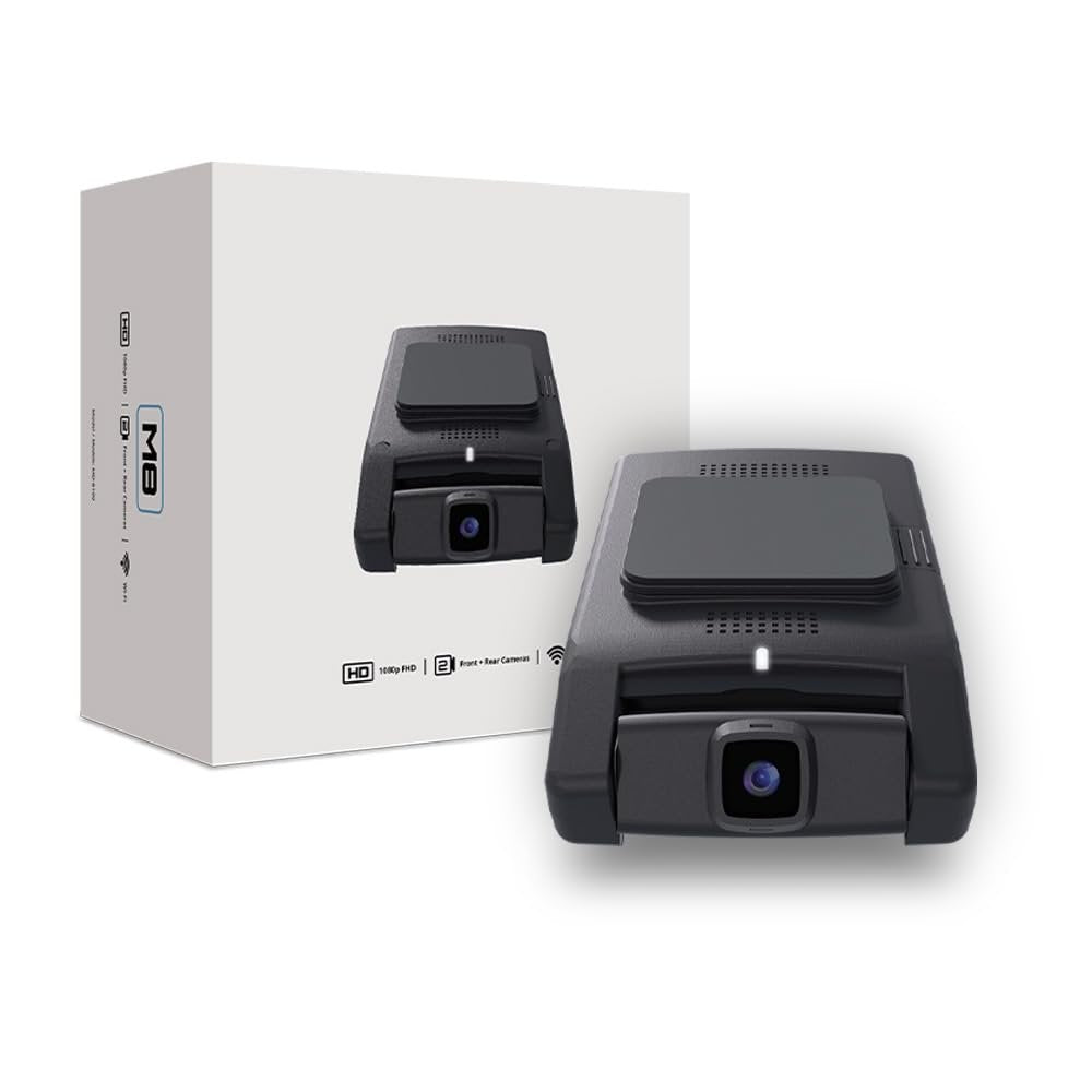 Momento M8 3-Ch FHD w/Dual 5.0GHz Wi-Fi + GPS Front Dash Camera (MD-8000) Includes 32GB MicroSD Card