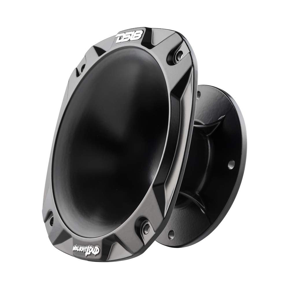 DS18 PRO-HA52/BK 2" 100° Throat Aluminum Bolt On Short Horn (Black)