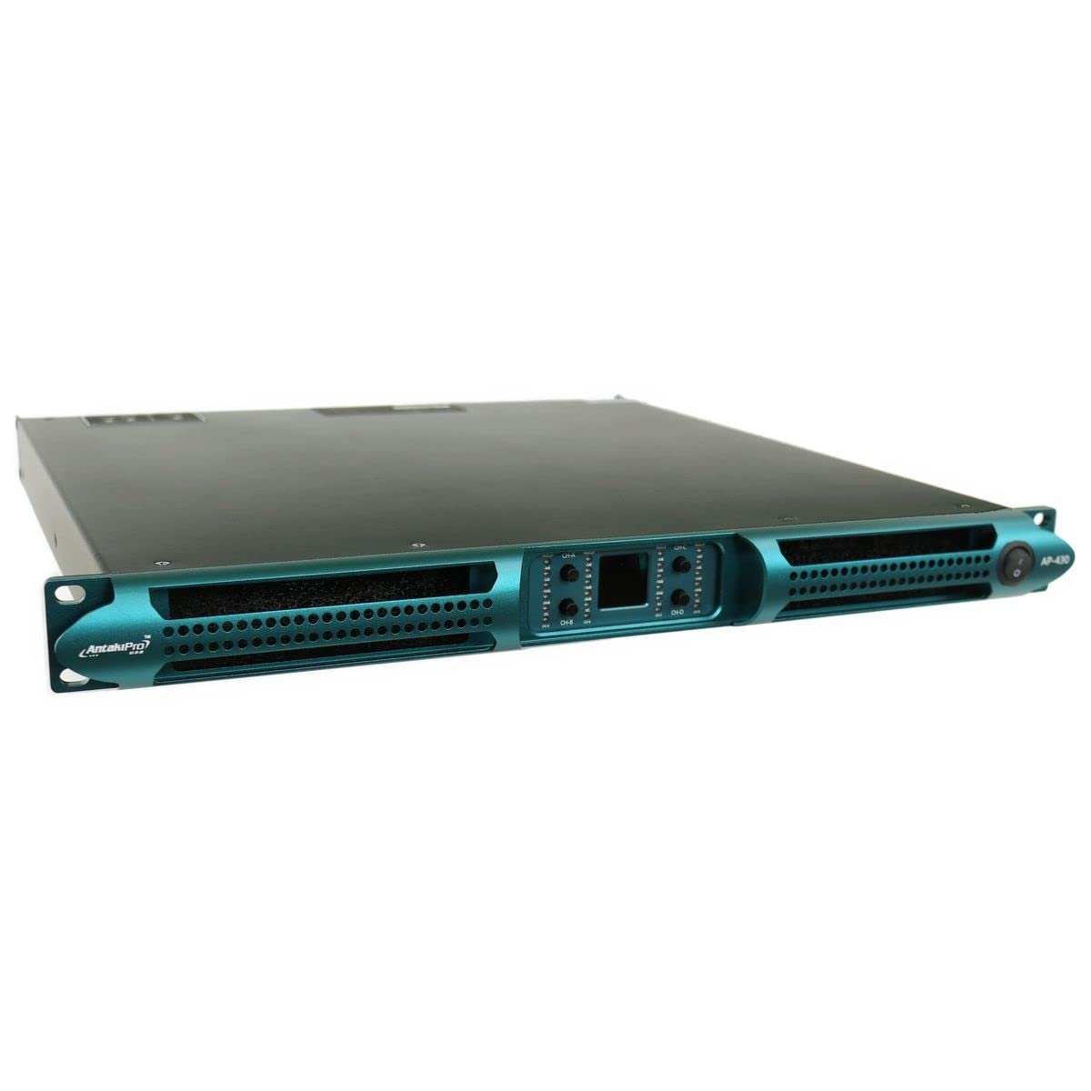 ANTAKIPRO AP-420 Professional High Power Audio Class-D Power Amplifier 4 x 4760 Watts @ 2 Ohms Per Channel with Dual Digital Signal LEDs 1 U Rack Mount