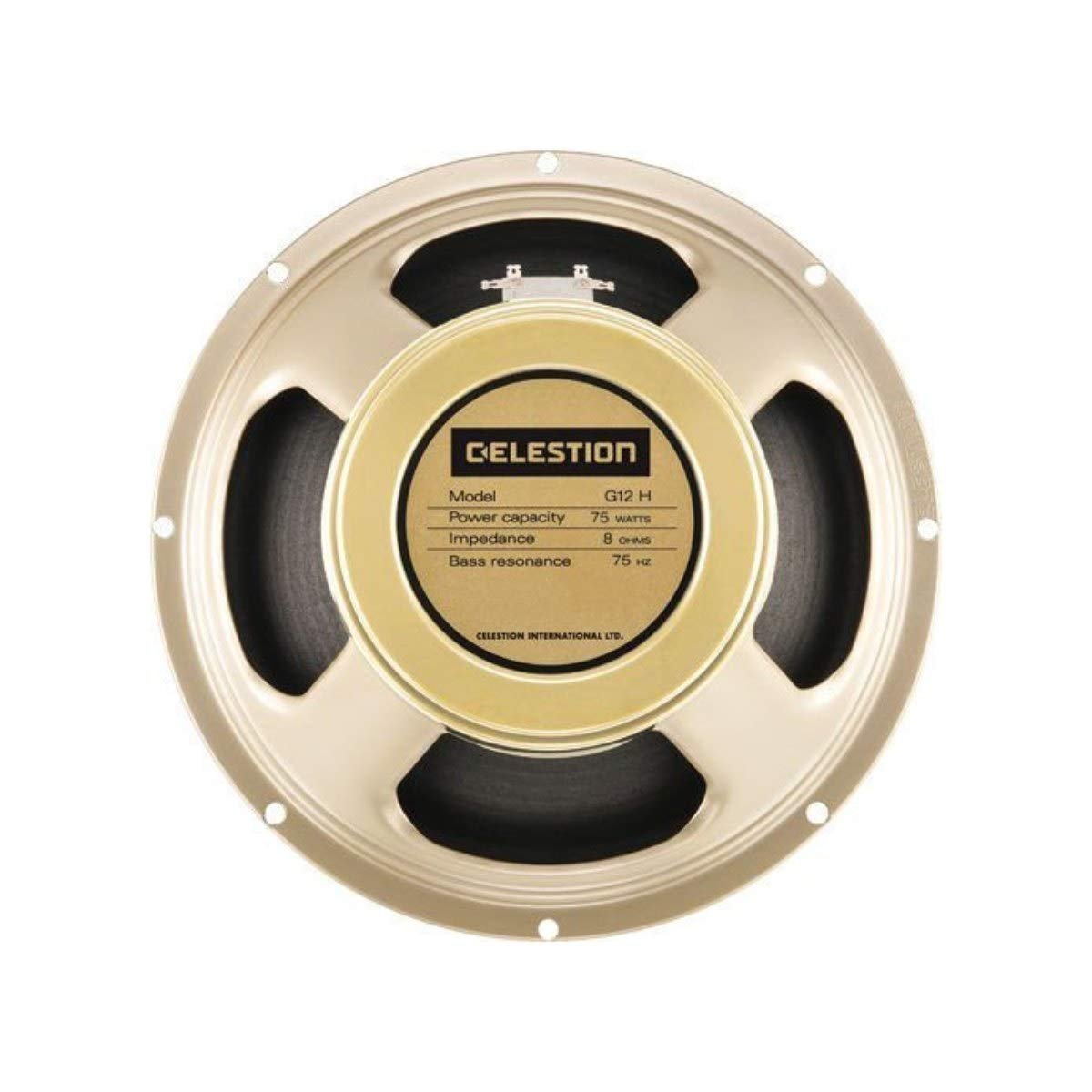 Celestion T5890 G12H-75 12-inch Creamback Guitar Speaker H-Type Heavy Magnet 75 Watts - 8 ohm