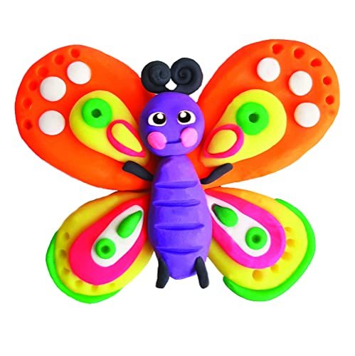 Play-Doh Air Clay Creature Creations with 6 Colors and 3 Accessories for Girls and Boys 4 Years Old and Up
