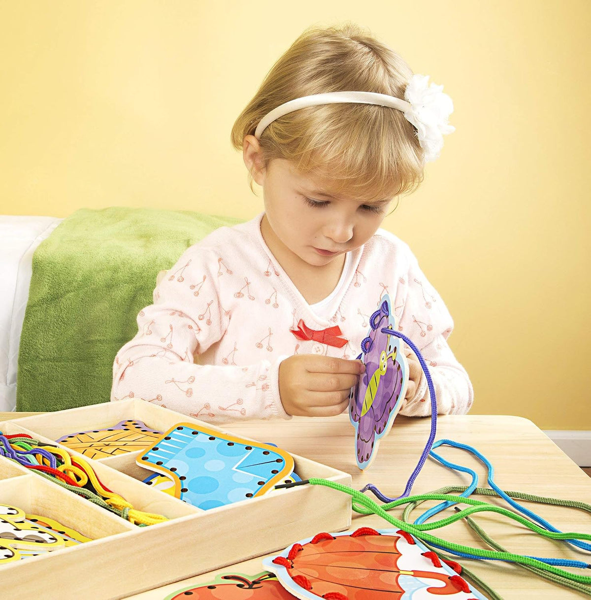 Melissa & Doug Alphabet Lacing Cards, 1 EA