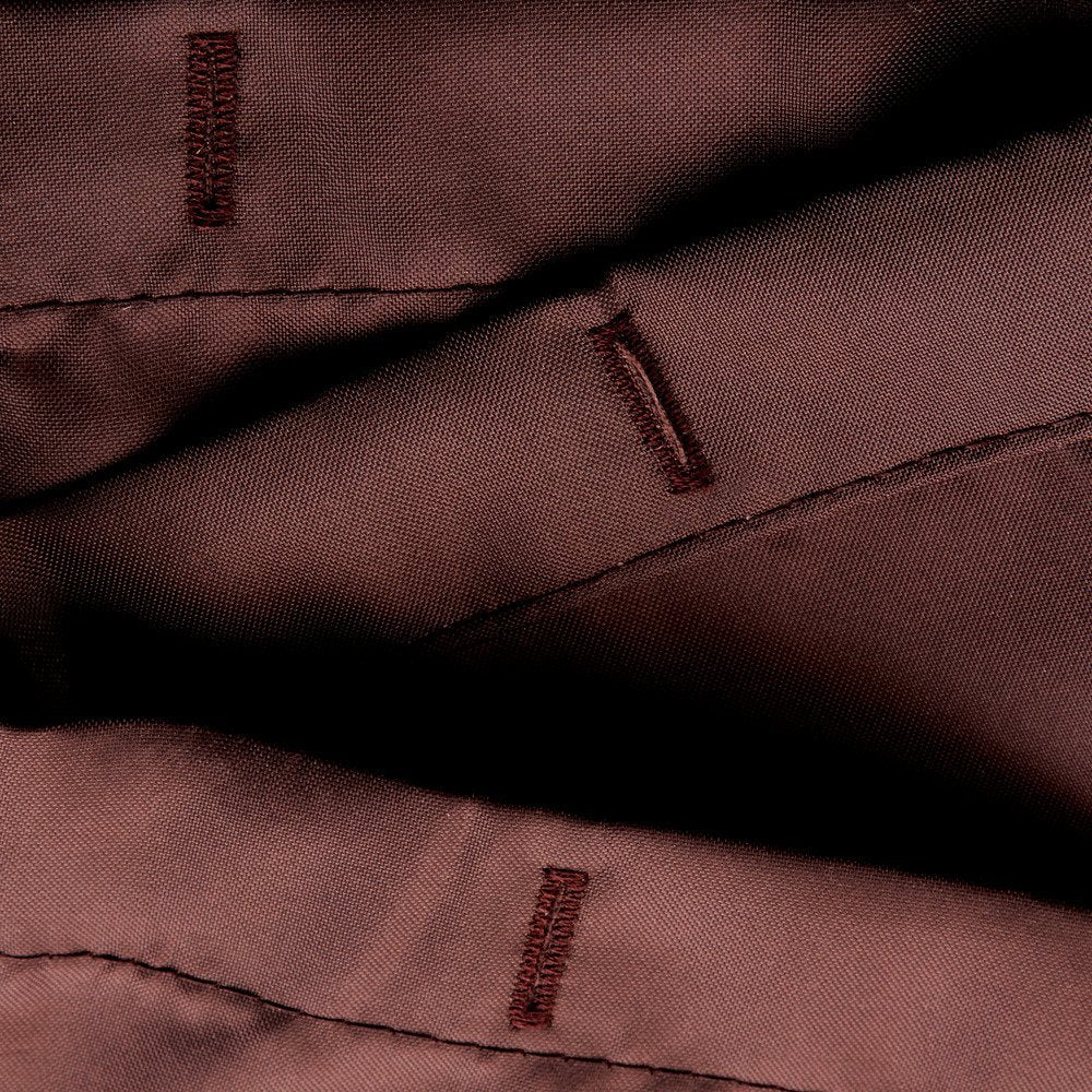 iDesign Fabric Shower Curtain, Stall-Sized Water-Repellent and Mold- and Mildew-Resistant Liner for Master, Guest, Kid's, College Dorm Bathroom, 72" x 96 ", Brown