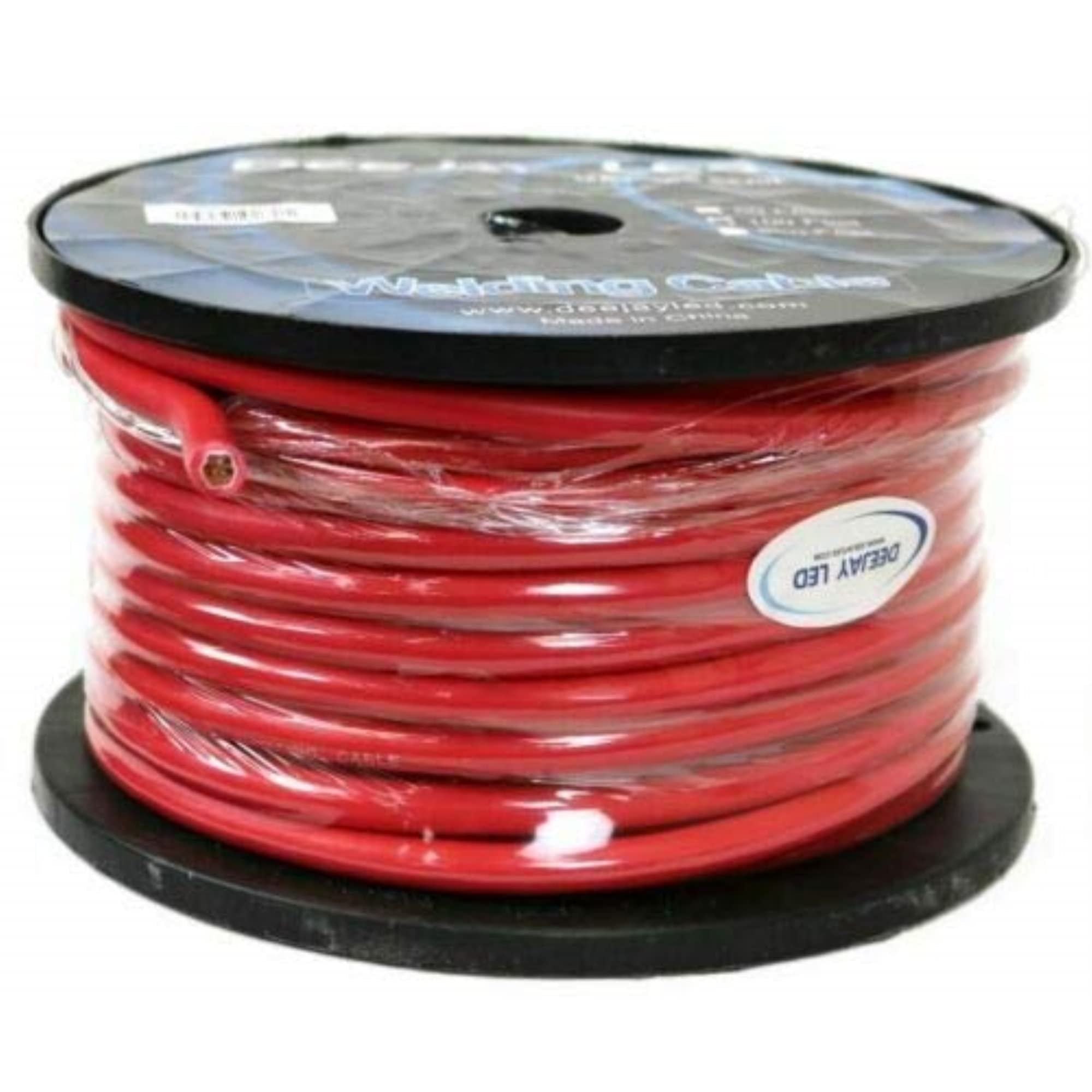 Deejay LED 4 Gauge 100FT Copper Power Cable Used fo