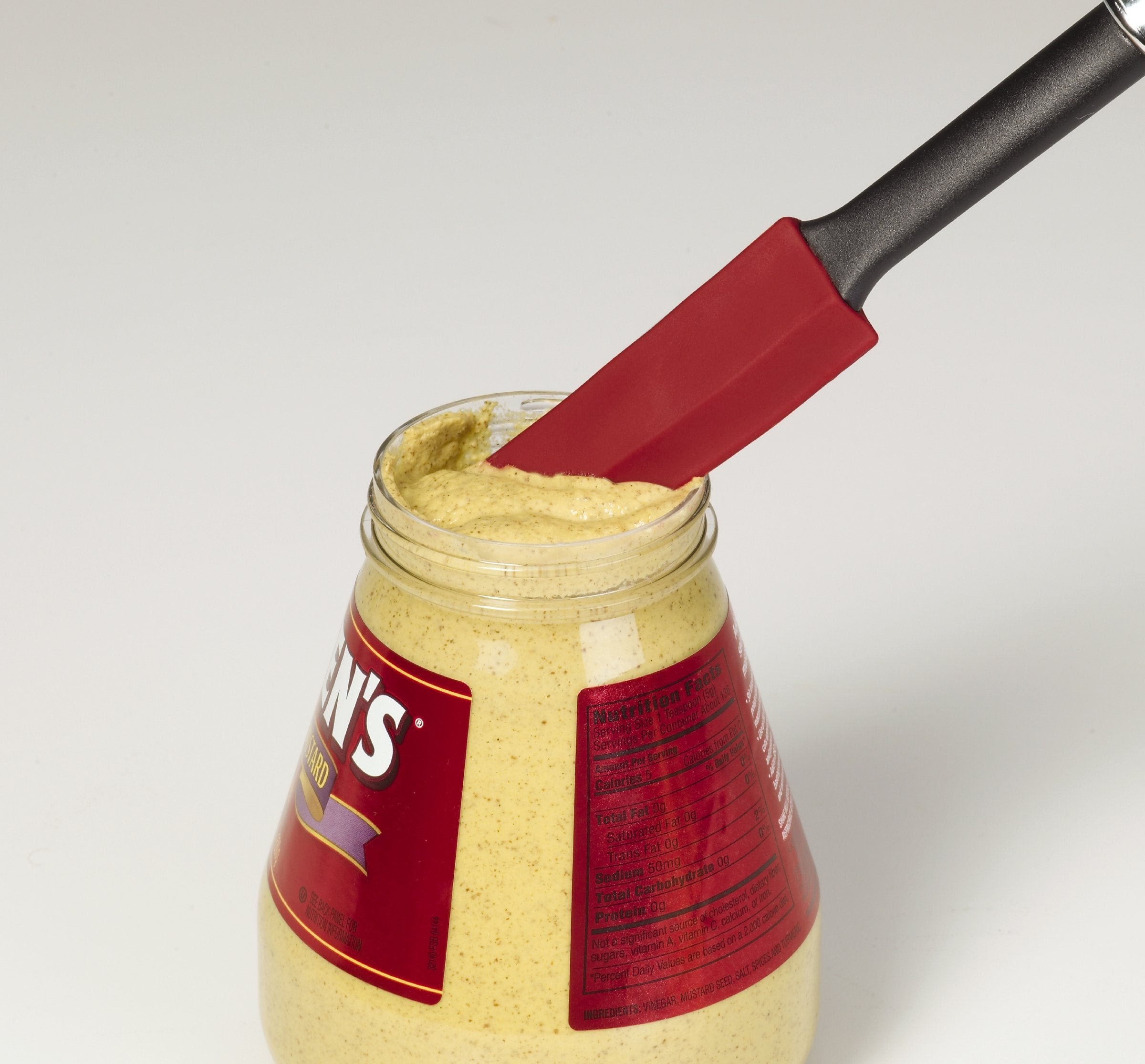 Farberware Jar Scraper Spatula (Red)