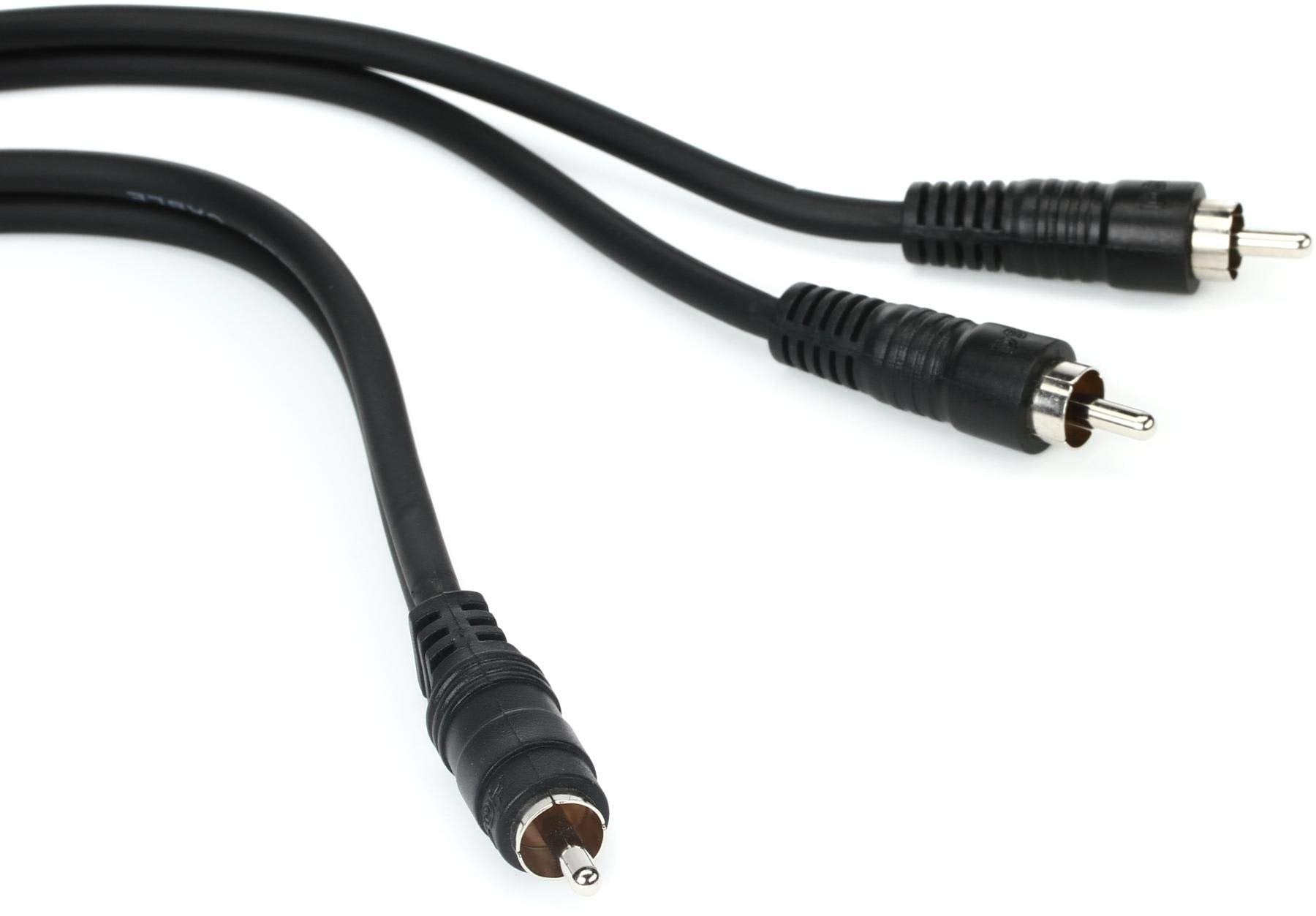 Hosa CYA-103 Y Cable, RCA to Dual RCA, 3 Feet
