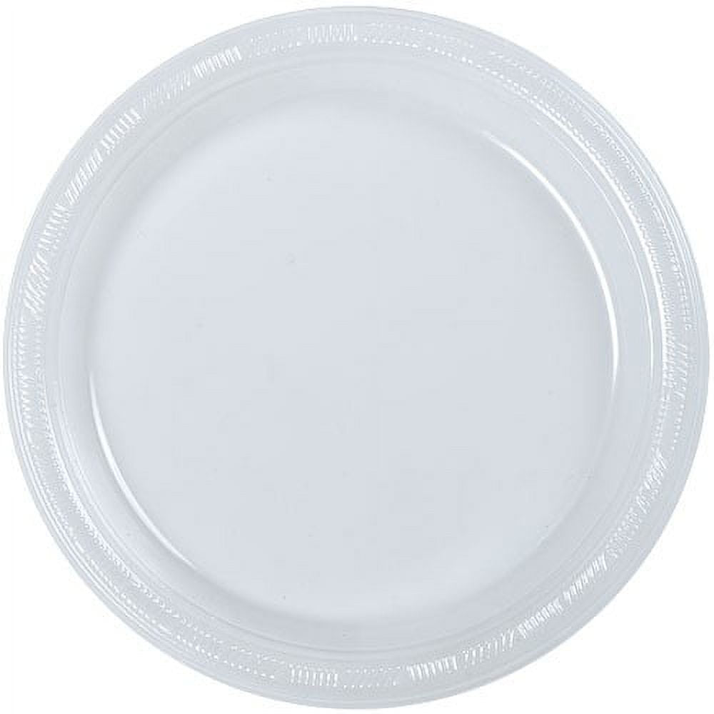 50ct Plastic Clear 10" Plates Wedding Party Dinnerware
