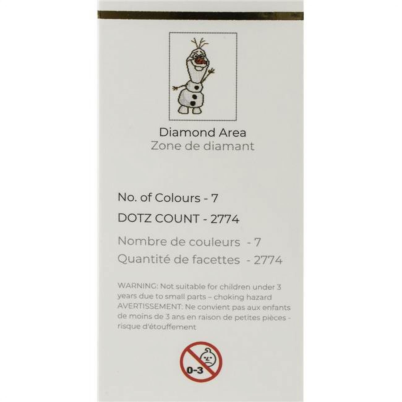 Needleart World DD5352 Diamond Dotz - Olaf Diamond Dotz Diamond Embroidery Facet Art Kit
