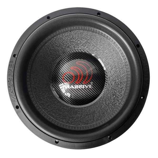 Massive Auio H152XR | 15" 3000 Watts RMS Dual 2 Ohm 4" V.C. Mega Subwoofer