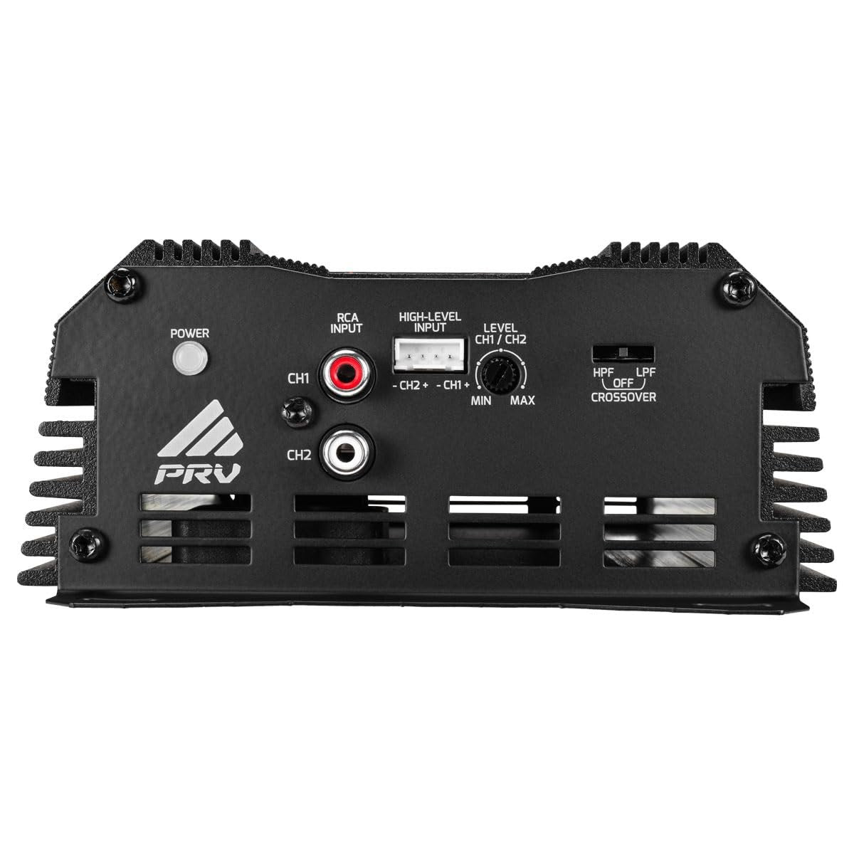 PRV Audio MDX1200.2 1 Ohm Mini 2 Channel Car Audio Amplifier 2X 600 Watts RMS at 1 Ohm - Bridged 1CH 1200 Watt at 2 Ohm for Powersports, Motorcycles, ATV, for High Power Stereo Speaker Systems