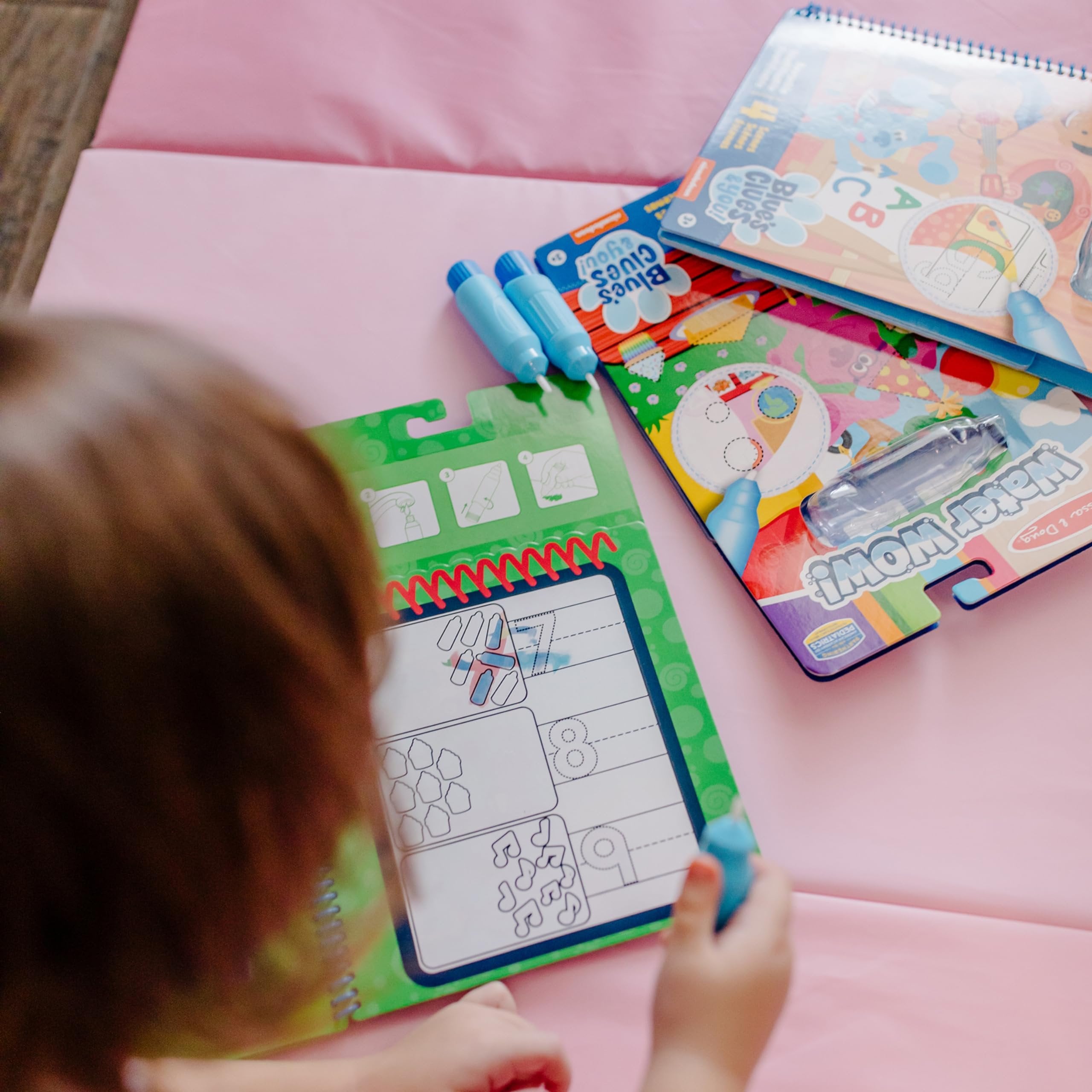 Melissa & Doug Blues Clues & You! Water Wow!! Counting Water Reveal Travel Book | Activity Pad | 3+ | Gift for Boy or Girl