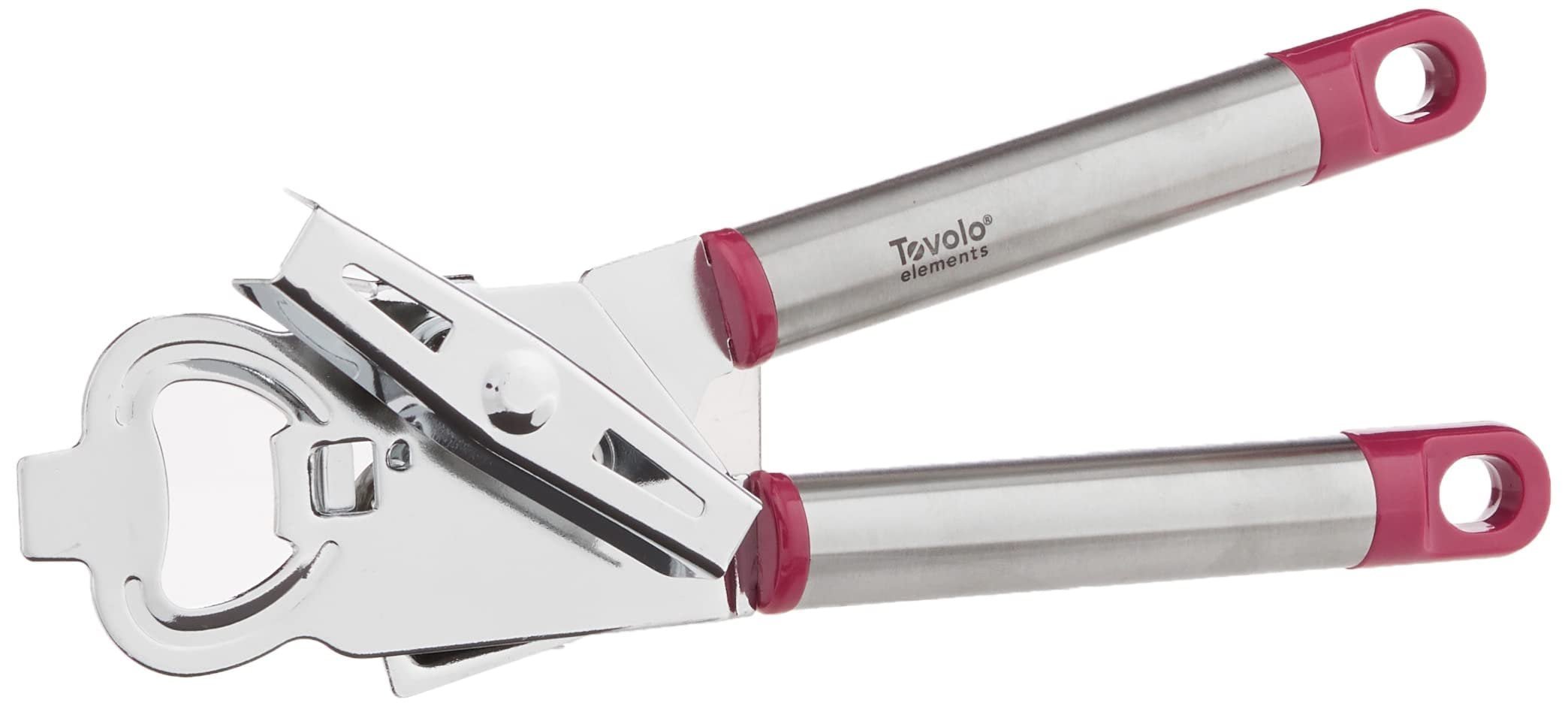 Tovolo Elements 2-in-1 Can Opener Kitchen Gadget for Meal and Food Prep