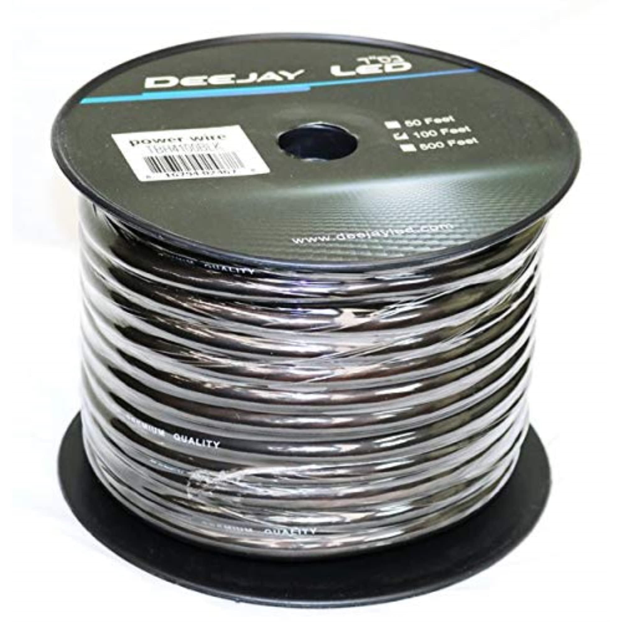 DEEJAY LED DEEJAYLED 4 Gauge 100ft Power Wire