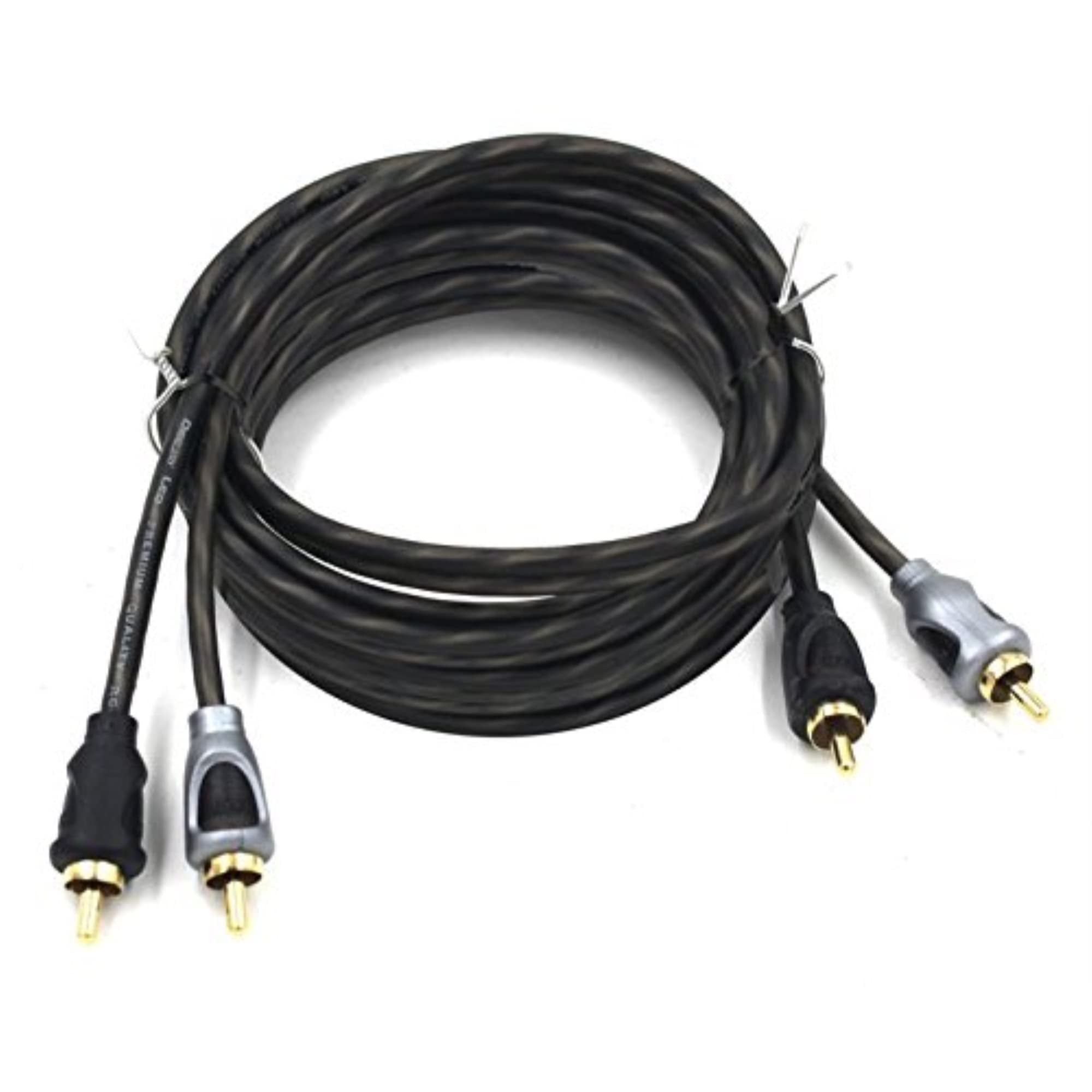 DEEJAYLED 12' RCA to RCA Copper Cable