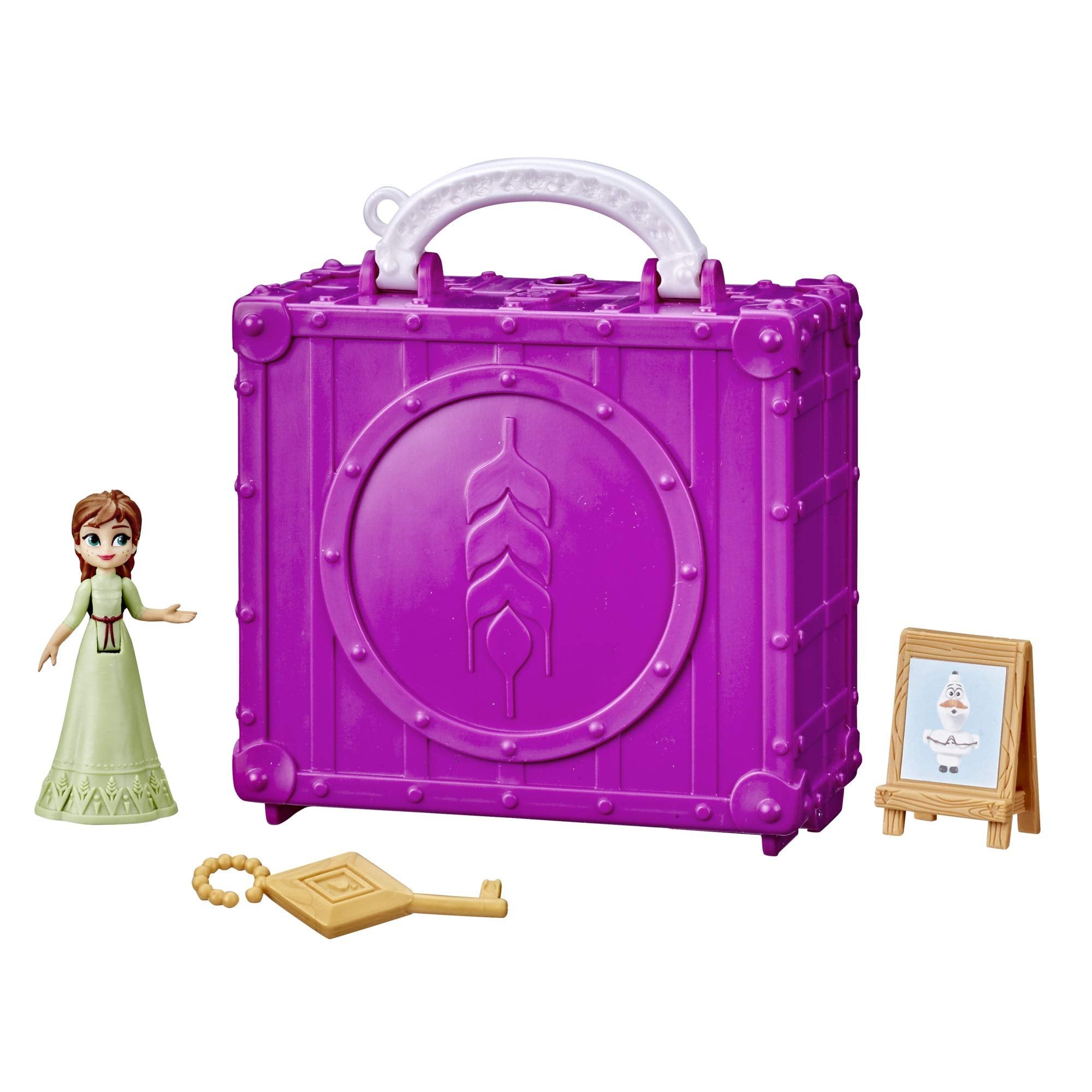 Disney Frozen 2 Pop Adventures Family Game Night Pop-Up Playset with Handle, Including Anna Doll, Toy Inspired 2