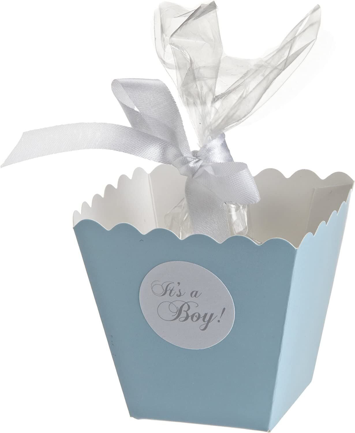 Wilton Pink It's a Girl Popcorn Box Favor Kit, 25 Count