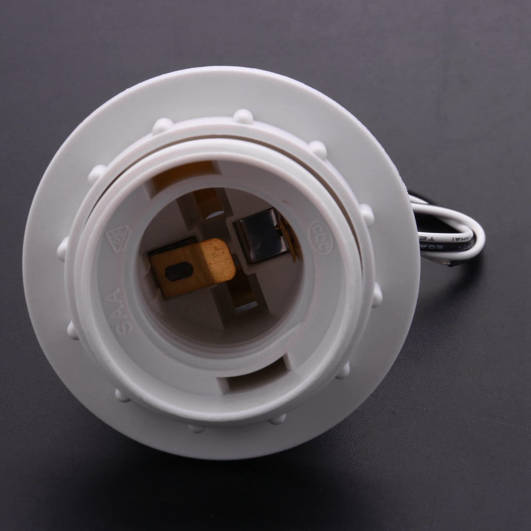 CROIRE 3 x Wooden Wall Lights Night Wall Lamp Bedroom Wall Lamp Kitchen Wall Lamp Nordic Sconces (White)