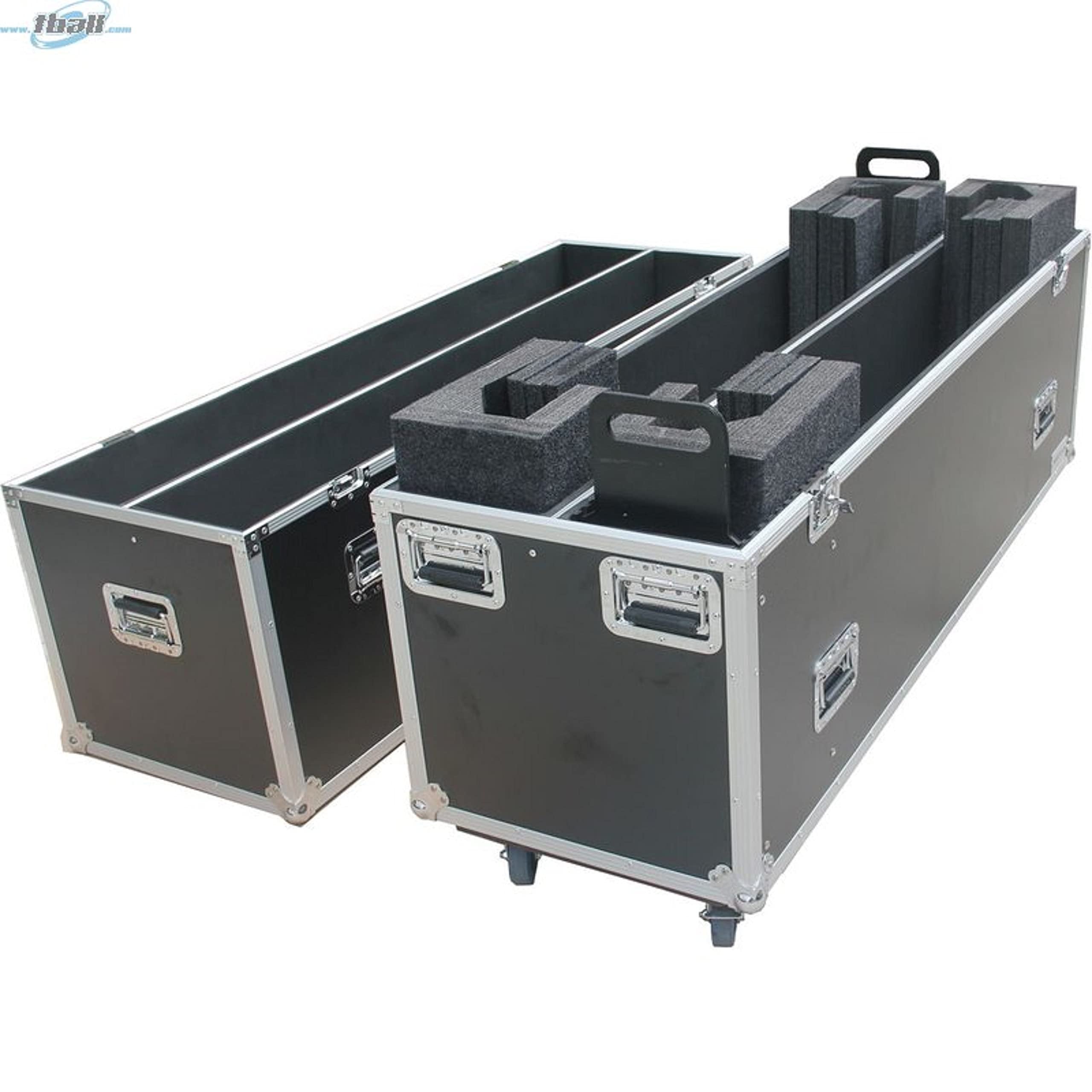 ANTAKIPRO AP-2LED63W Fly Drive Case For Two 63-inch LED or Plasma Displays with Caster Board