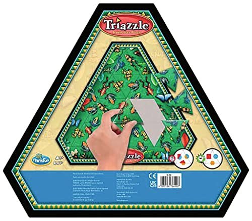 Think Fun Triazzle - Picture-Matching Brainteaser Puzzle | Engages Strategic Thinking & Memory | Perfect for Kids Ages 8 and Up | Award-Winning Game