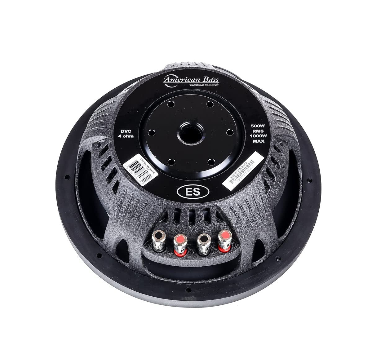 American Bass XD-1044 XD 10-inch Subwoofer 450 Watt RMS / 900 Watt Max Dual Voice Coil 4 Ohm Voice Coils 125 Oz Magnet