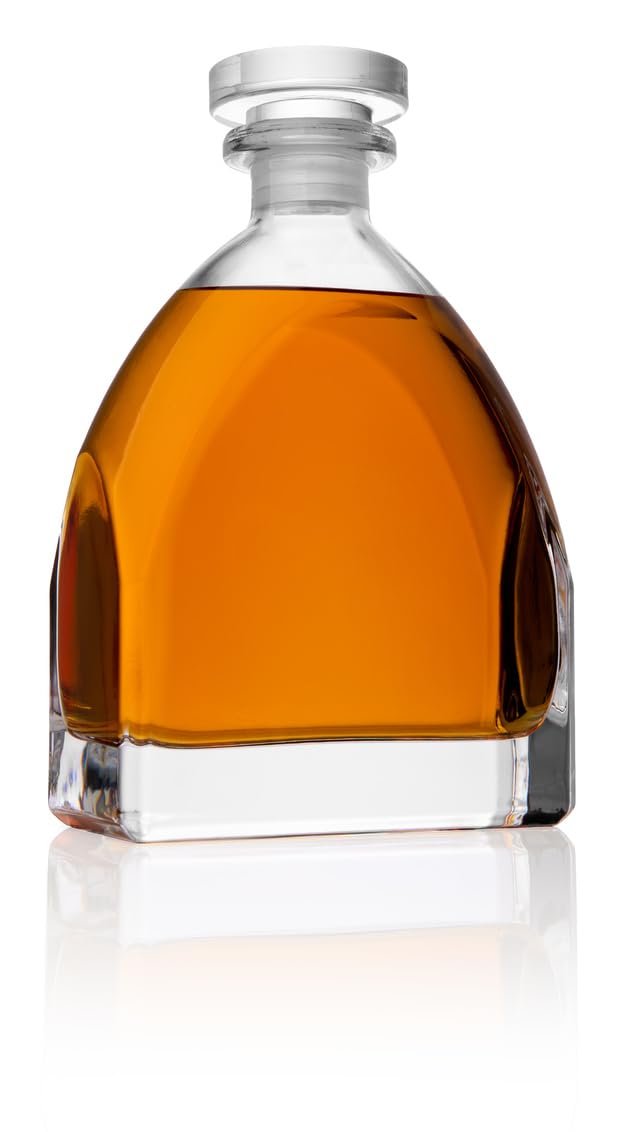 Godinger Liquor Decanter, Wine Decanter, Whiskey Decanter, Gifts for Him, 25oz