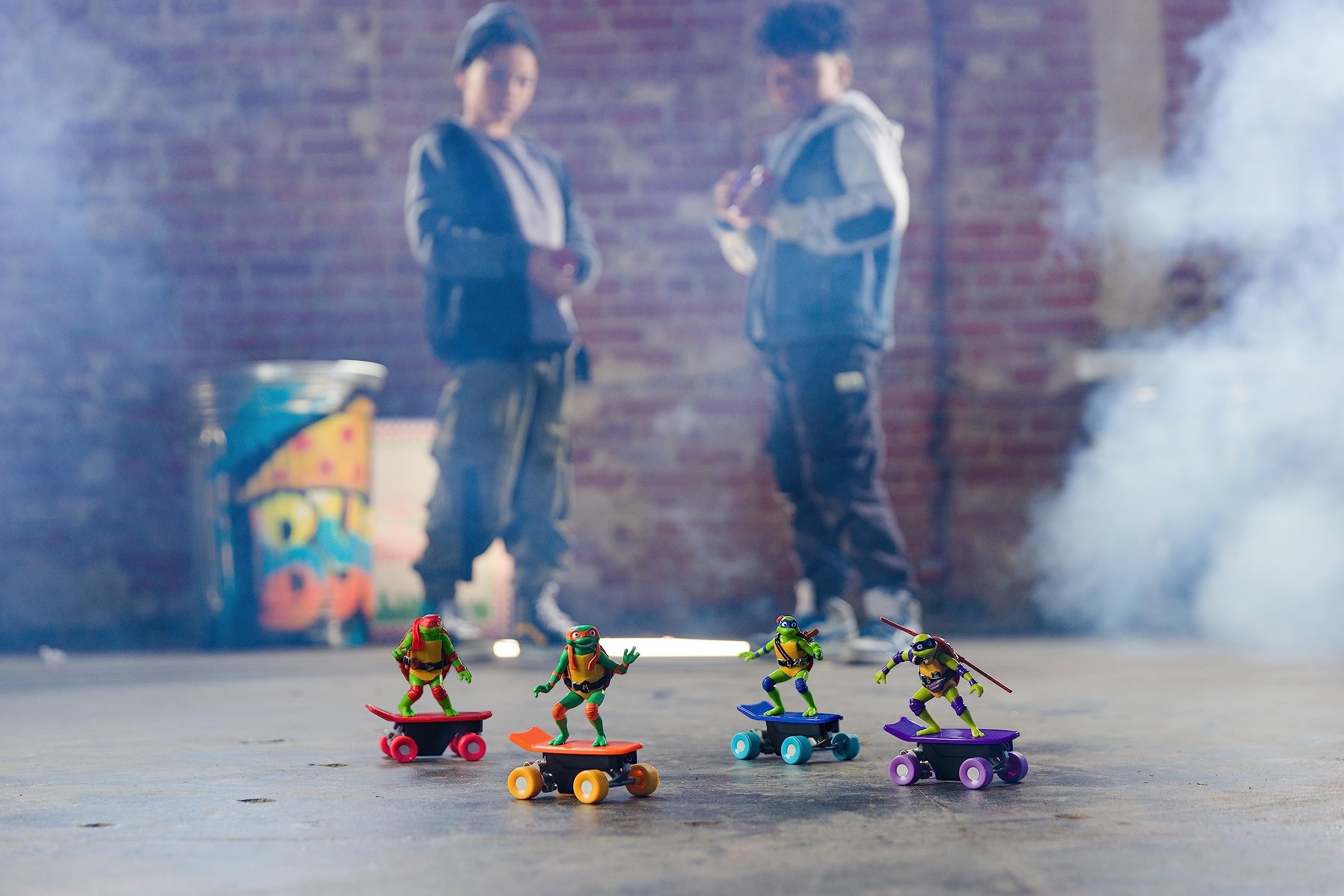 Teenage Mutant Ninja Turtles Toy, Donatello Half Pipe RC Skate Vehicle, Mutant Mayhem Remote Control TMNT Toy for Kids, Ages 3+