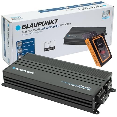 Blaupunkt C-Series 4 Channel AB-Class Power Amplifier 544 Watts RMS