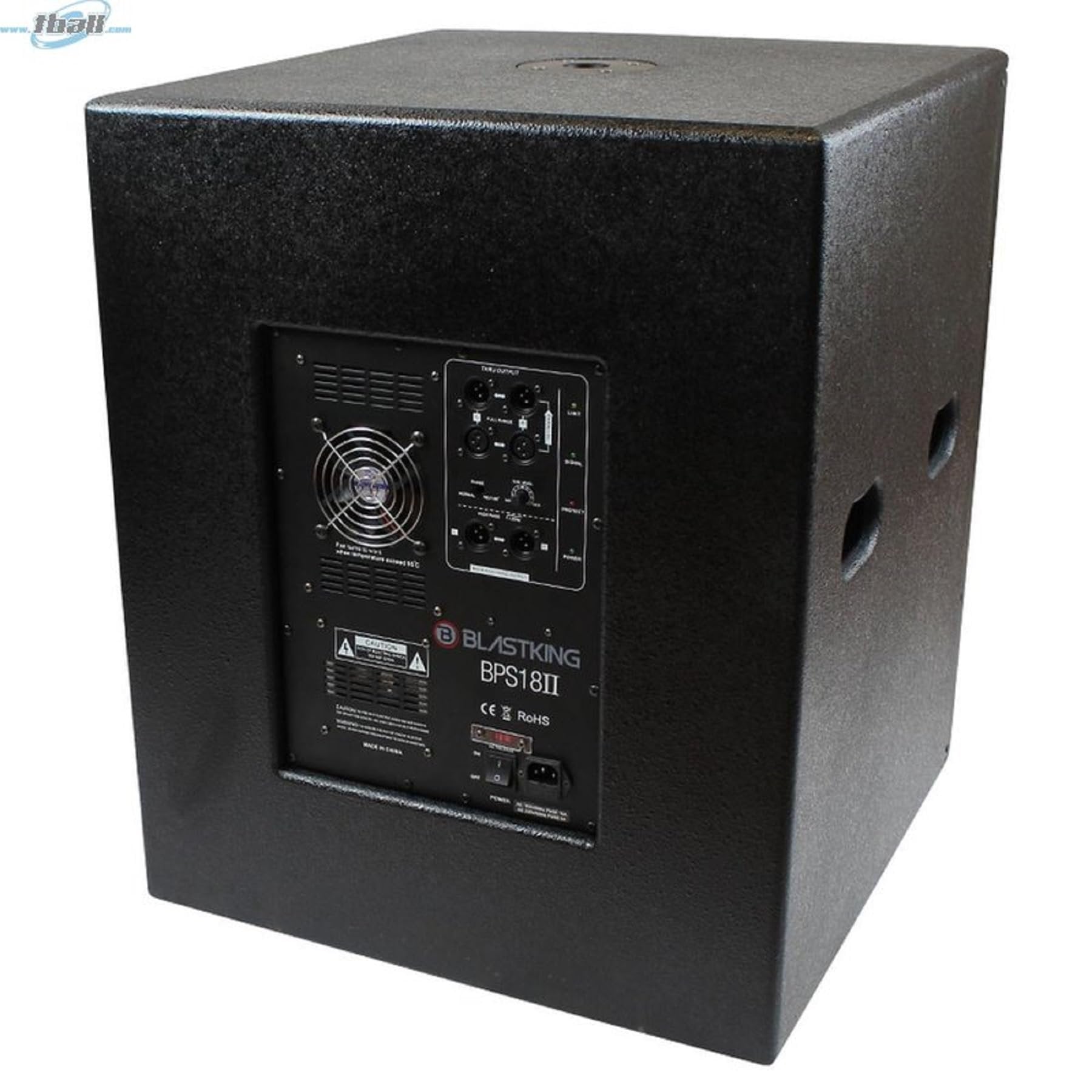 Blastking BPS18II 18-inch BPS Series Powered Subwoofer 4 Ohm 1200 Watts Amplifier Portable PA & Near Field Applications with 3" Voice Coil