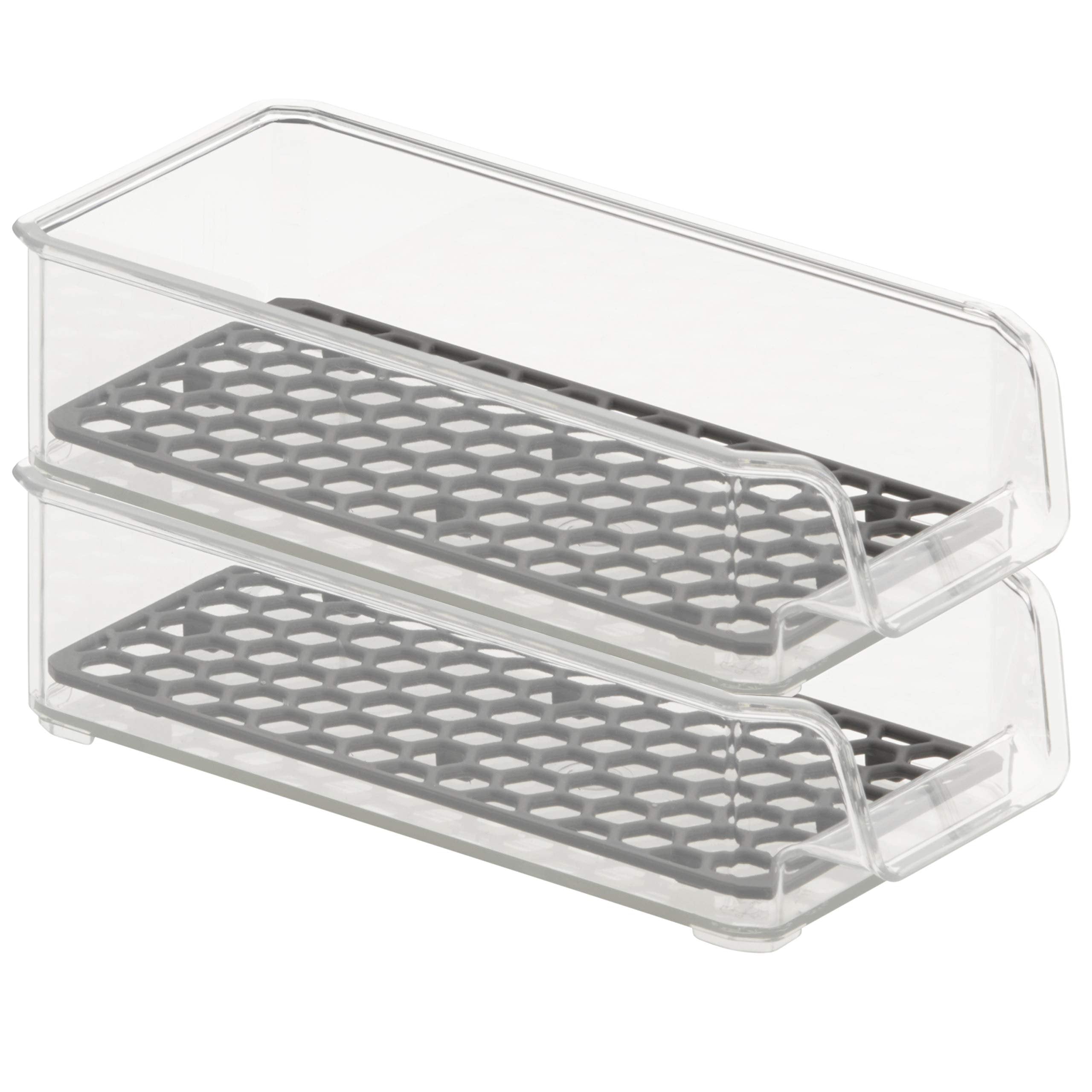 Spectrum Diversified Hexa in-Fridge Organizer Small Refrigerator Bin for Storage and Organization of Fruit Vegetables Produce and More, 8.5 x 4 x 2.25