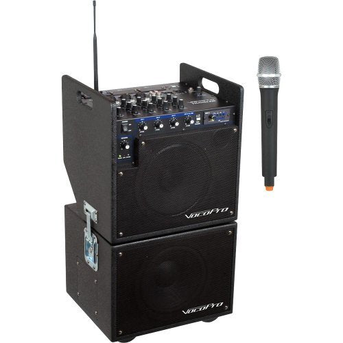 VocoPro Karaoke System, Black, 21.00 x 21.00 x 23.00 (MOBILEMAN1)