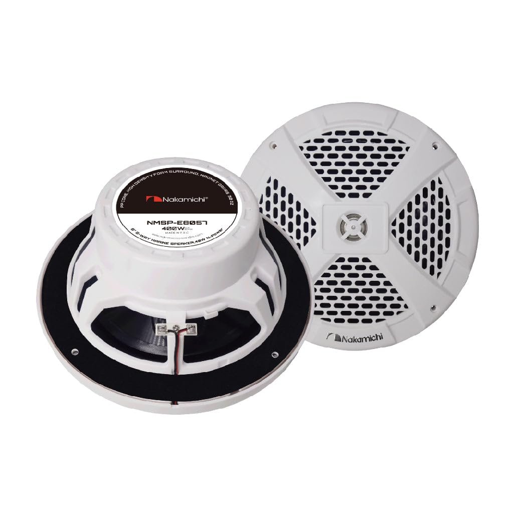 NAKAMICHI NMSPEE8057 NAKAMICHI 8" 2-Way Marine Speaker