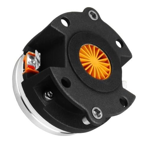 Faital Pro HF104-8 1-inch 8-Ohms HF Driver Bolt On Professional Audio Speaker Applications Wide Frequency Range 40-Watt Rms 80-Watts Max