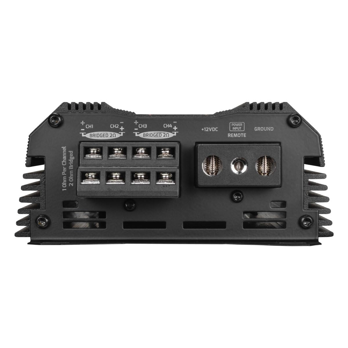 PRV Audio MDX2000.4 1 Ohm Mini 4 Channel Car Audio Amplifier 4 x 500 Watts RMS at 1 Ohm - 2000 Watt 12 Volts Bridgeable Amp for Powersports, Motorcycles, ATV, for High Power Stereo Speaker Systems