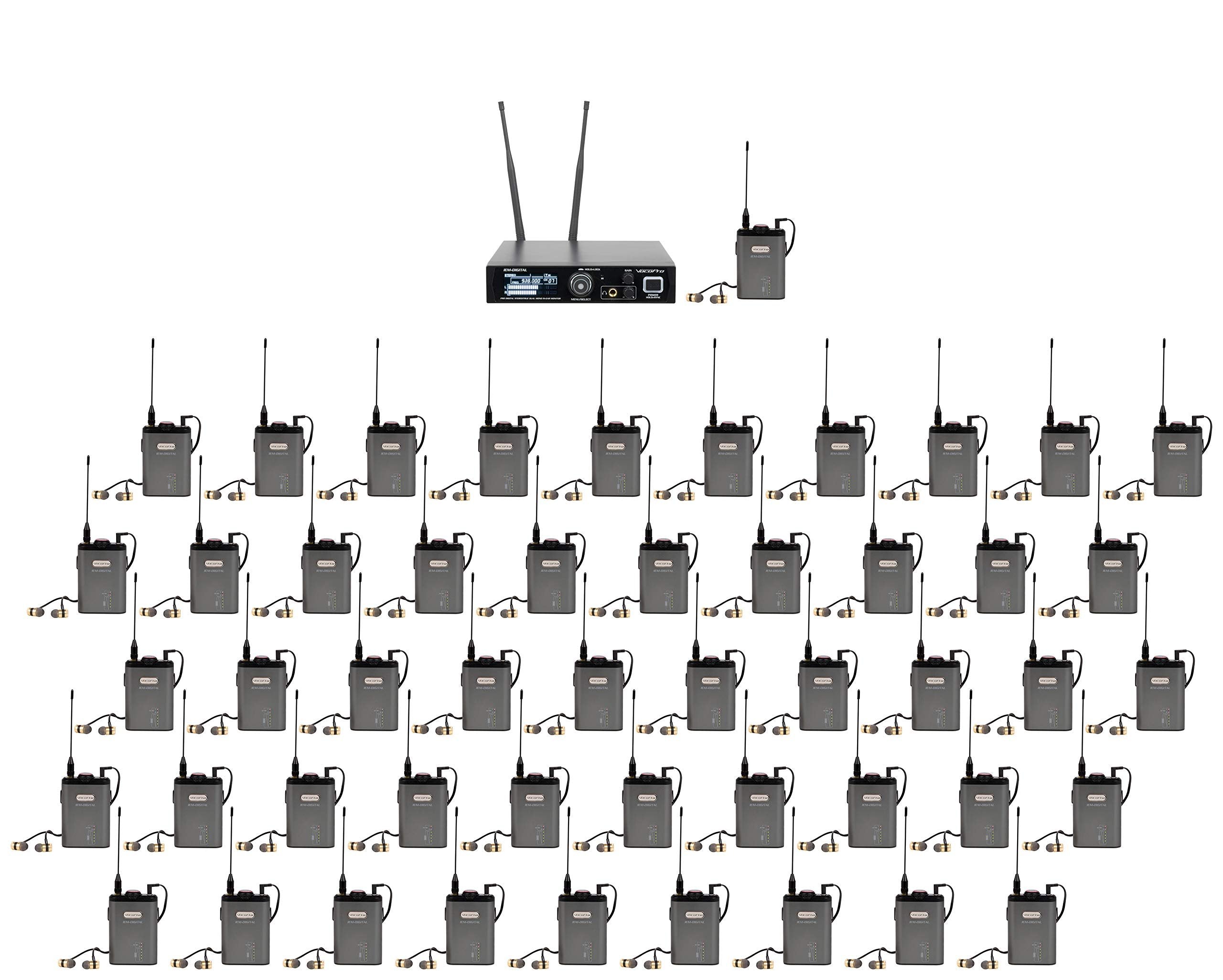 VocoPro IEM-DIGITAL-50 - Professional Digital Stereo/True Dual Mono In-Ear Monitor