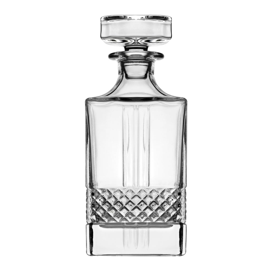 Godinger Liquor, Beer and Whiskey Decanter for Refined Spirits, Elevating Your Barware Collection