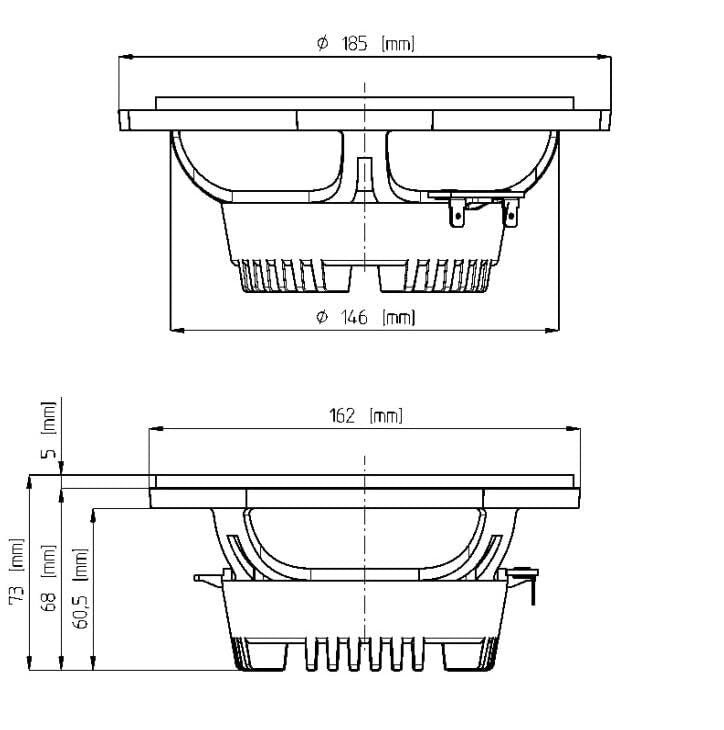Eighteen Sound 6ND430-8 LF Drivers 6-inch NEO Neodymium Woofer 8-Ohm Aluminum...