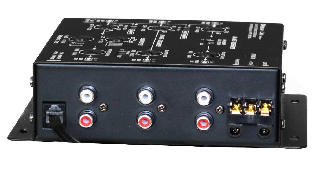 Deejay LED Vehicle Multi-Amplifier Crossover with RCA Inputs and Outputs