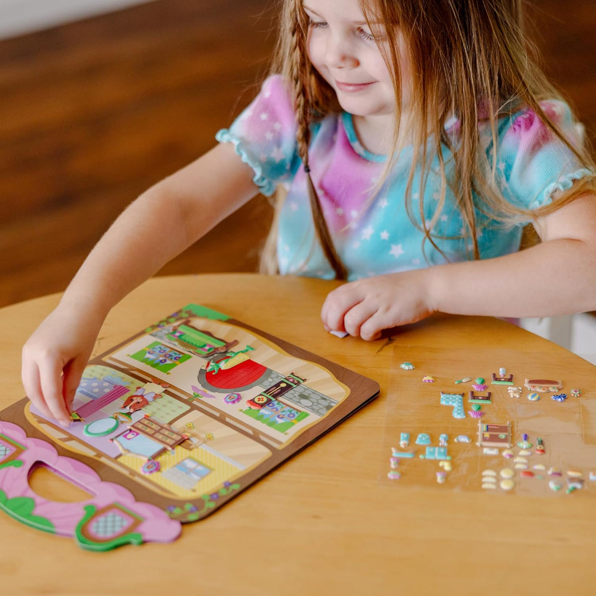 Melissa & Doug Puffy Sticker Activity Books Set - Farm, Safari, and Chipmunk Reusable Stickers, Restickable Puffy Sticker Books for Kids Ages 4+ - FSC Certified