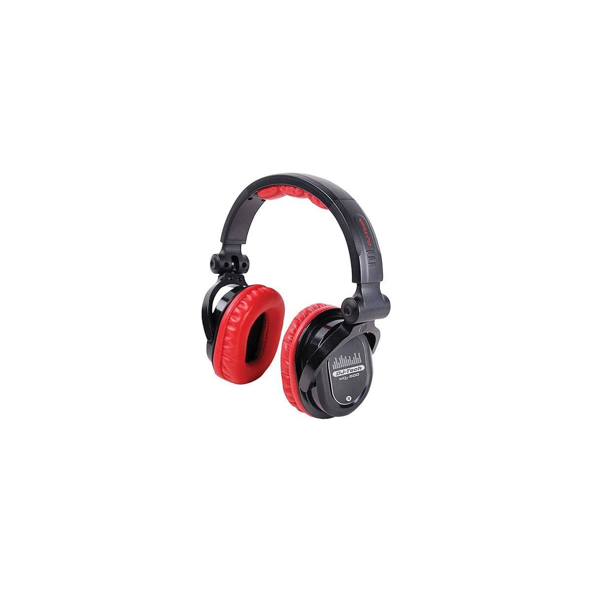 DJTECH EDJ500RED Professional DJ Headphones