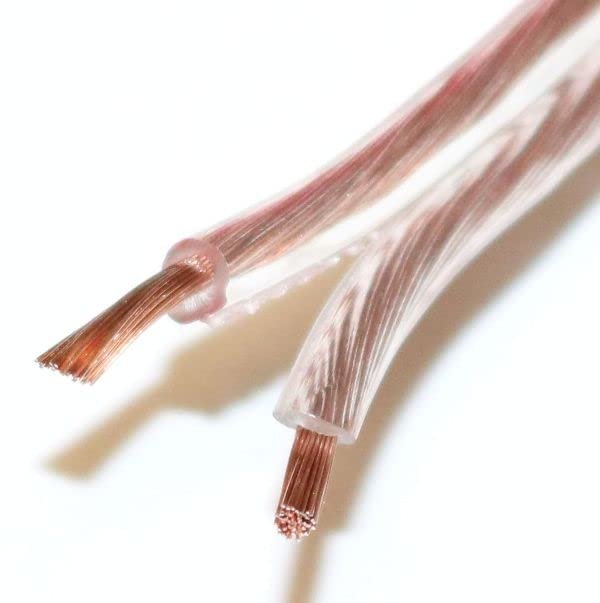 Professional Grade 500-foot 2-conductor 18 Gauge Stranded Speaker Hook Up Cable Ideal For Home, Car Or Office For Connecting A Receiver Or Amplifier To Speakers For Great Sound DEEJAY LED TBH18AWG500